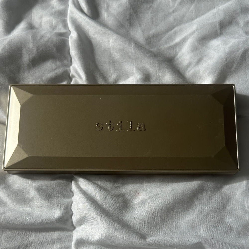 Stila Metallic Gold Makeup Case